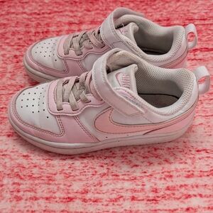 Nike Court Borough Low Recraft Sneaker 10.5 Pink And White